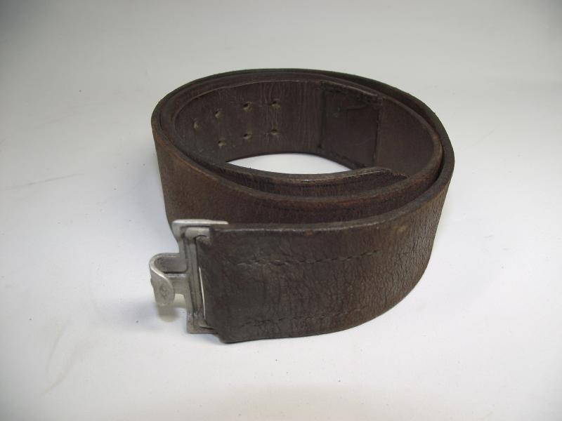WW2 German Brown Leather Belt.