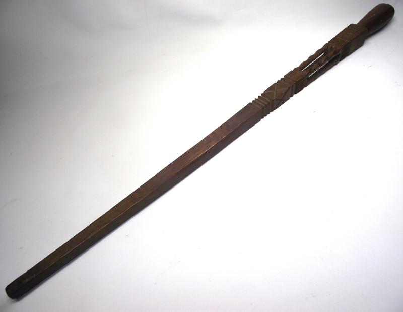 British POW Souvenir Walking Stick. Milag/Westertimke, 1944.