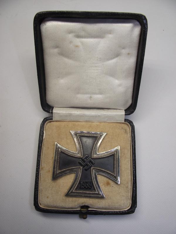 WW2 German Boxed Iron Cross 1st Class. MM15, Fredrich Orth.