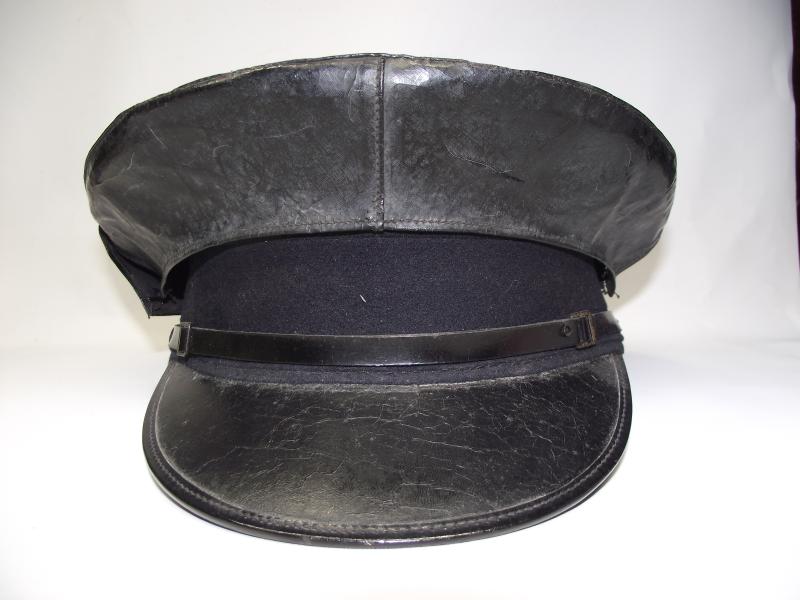 Vintage WW2 Railyway Cap with Waterproof Cover. Monmouthshire.