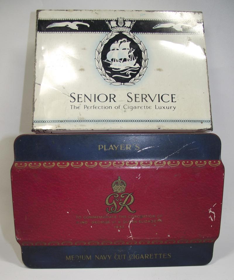 2 X British WW2 Cigarette Tins.