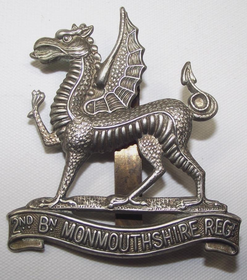 2nd Battalion Monmouthshire Regiment Cap Badge.