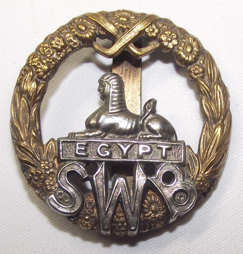 South Wales Borderers Cap Badge.