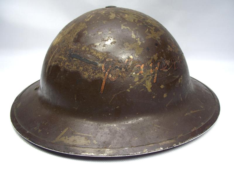 1939 Dated MK2 Factory Helmet. Player's Tobacco.