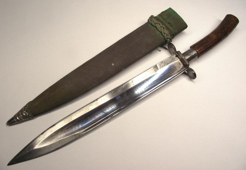 Large Edwardian Bowie Knife.