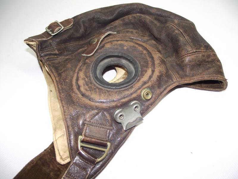 Early ''C-Type'' Flying Helmet with Bennett Buckle.