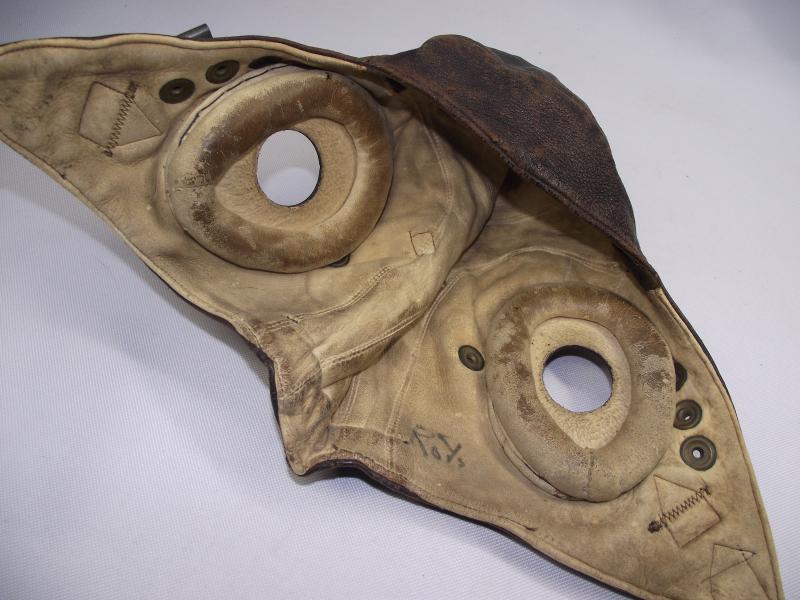 Early ''C-Type'' Flying Helmet with Bennett Buckle.
