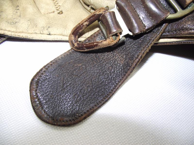 Early ''C-Type'' Flying Helmet with Bennett Buckle.