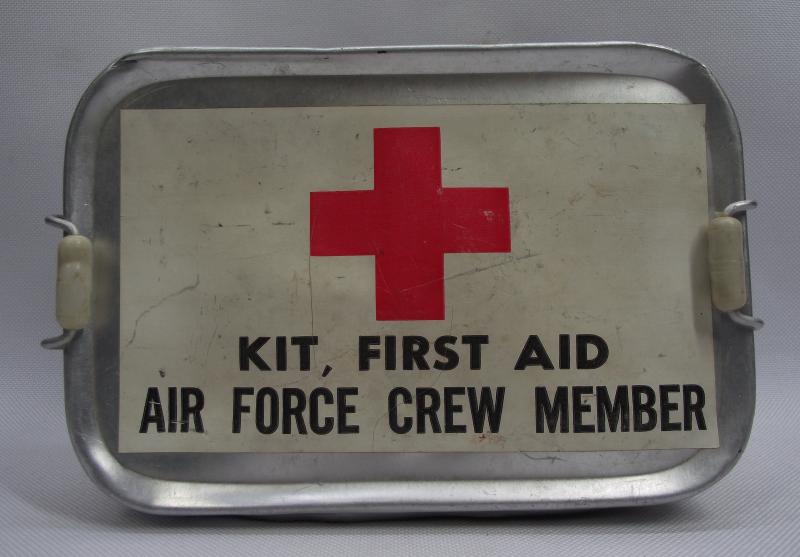 Air Force Crew Members, First Aid Kit Tin.