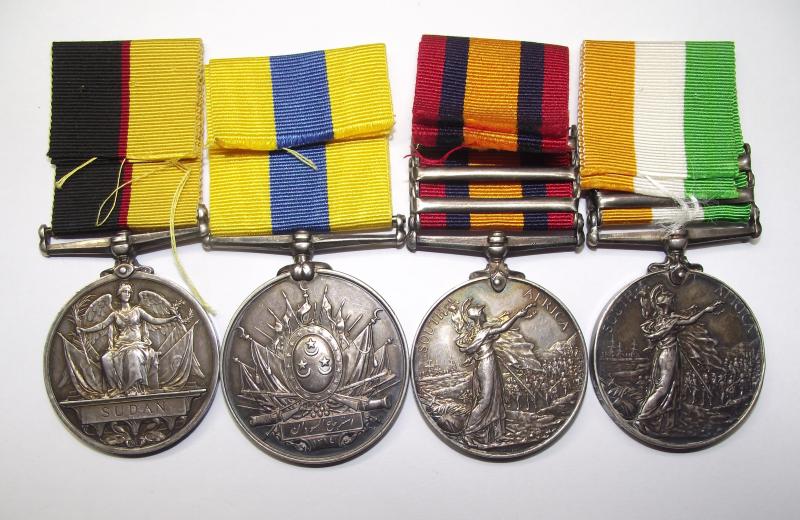 Victorian Grenadier Guards Sudan Boer War Medal Group.