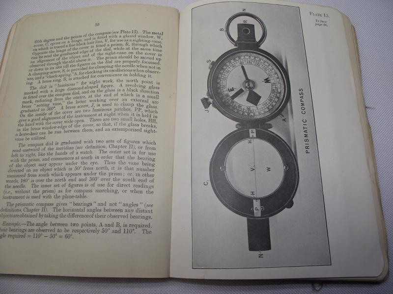 WW1 British 1914 Dated Booklet. Map Reading and Field Sketching.