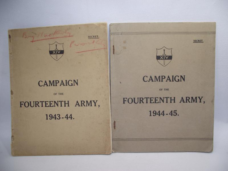 2 X Burma Campaign of the Fourteenth Army Booklets.. 1943-1945.