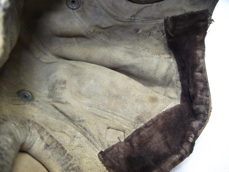 Early ''C-Type'' Flying Helmet with Bennett Buckle.