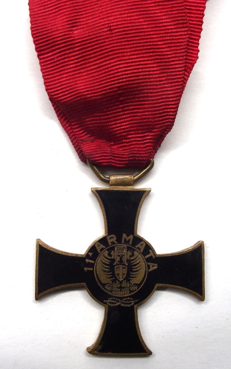 WW2 Italian 11th Army Commemorative Cross.