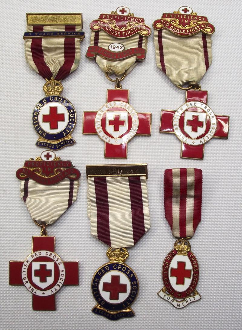 6 X British Red Cross Medals.
