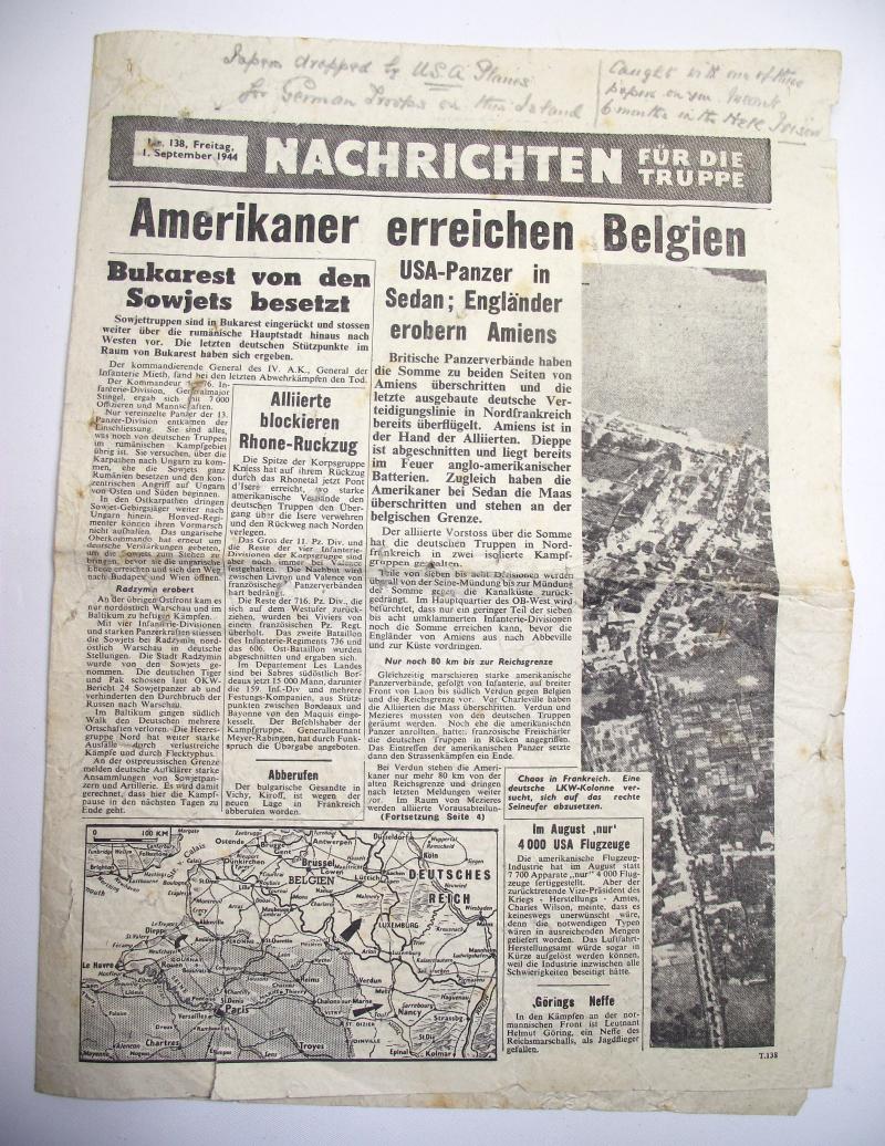 U.S.1944 Dated Drop Leaflet.