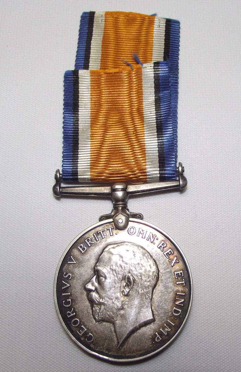 WW1 British War Medal, Brecknock Battalion, SWB. His Only Entitlement.