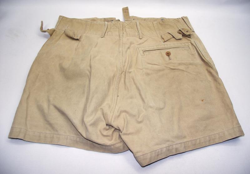 WW2 Kriegsmarine Tropical Shorts. Bridgend POW Camp Interest.