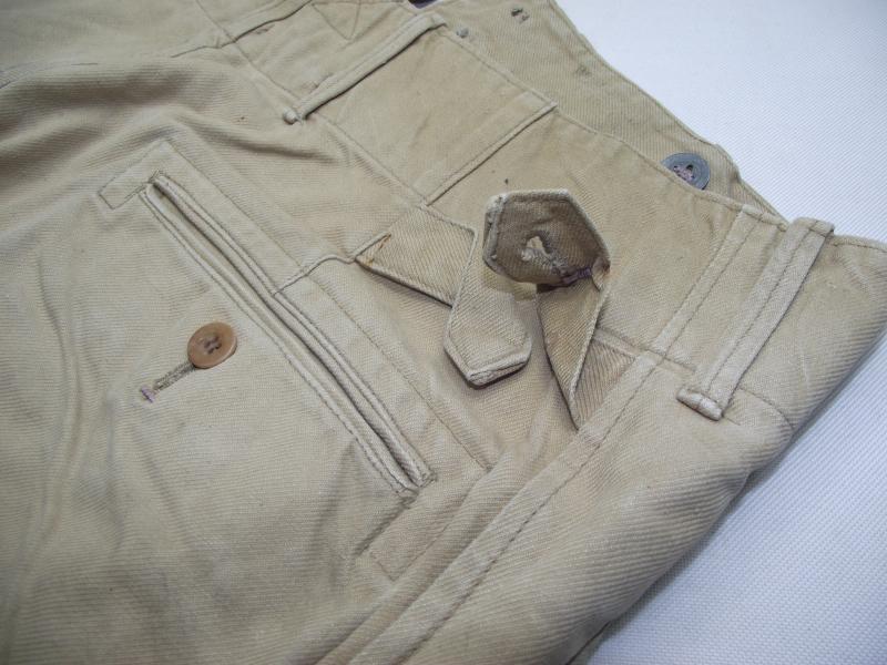 WW2 Kriegsmarine Tropical Shorts. Bridgend POW Camp Interest.