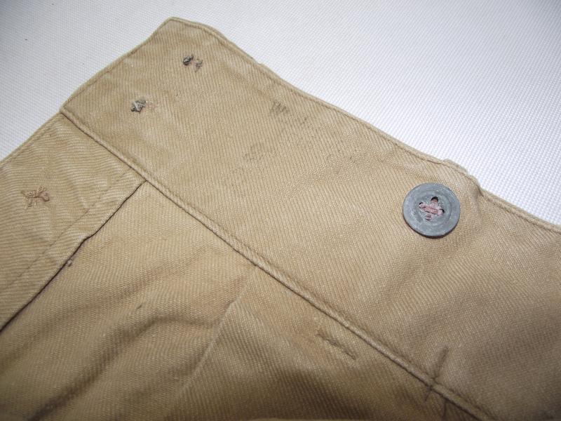 WW2 Kriegsmarine Tropical Shorts. Bridgend POW Camp Interest.