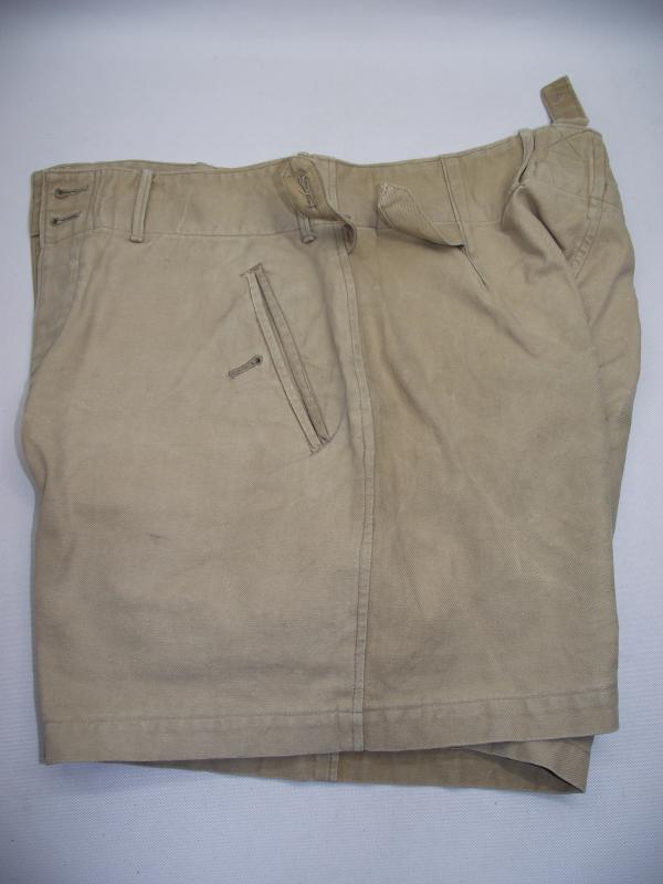 WW2 Kriegsmarine Tropical Shorts. Bridgend POW Camp Interest.