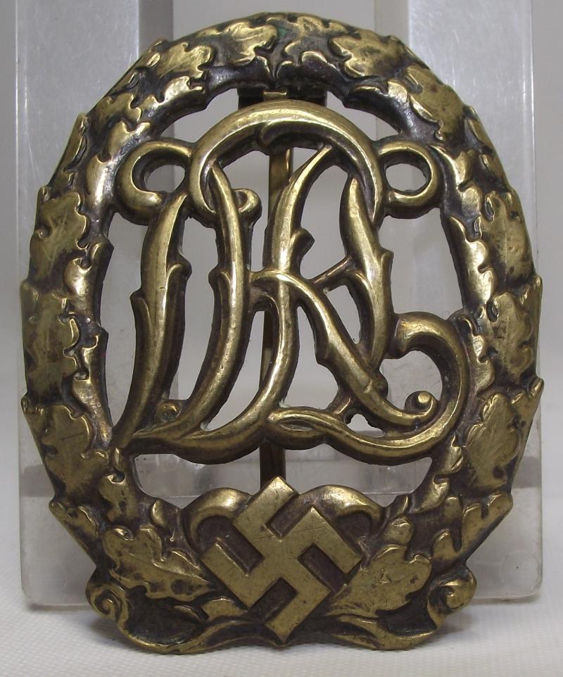 Bronze Grade DRL Sports Badge. Ferd.Wagner.