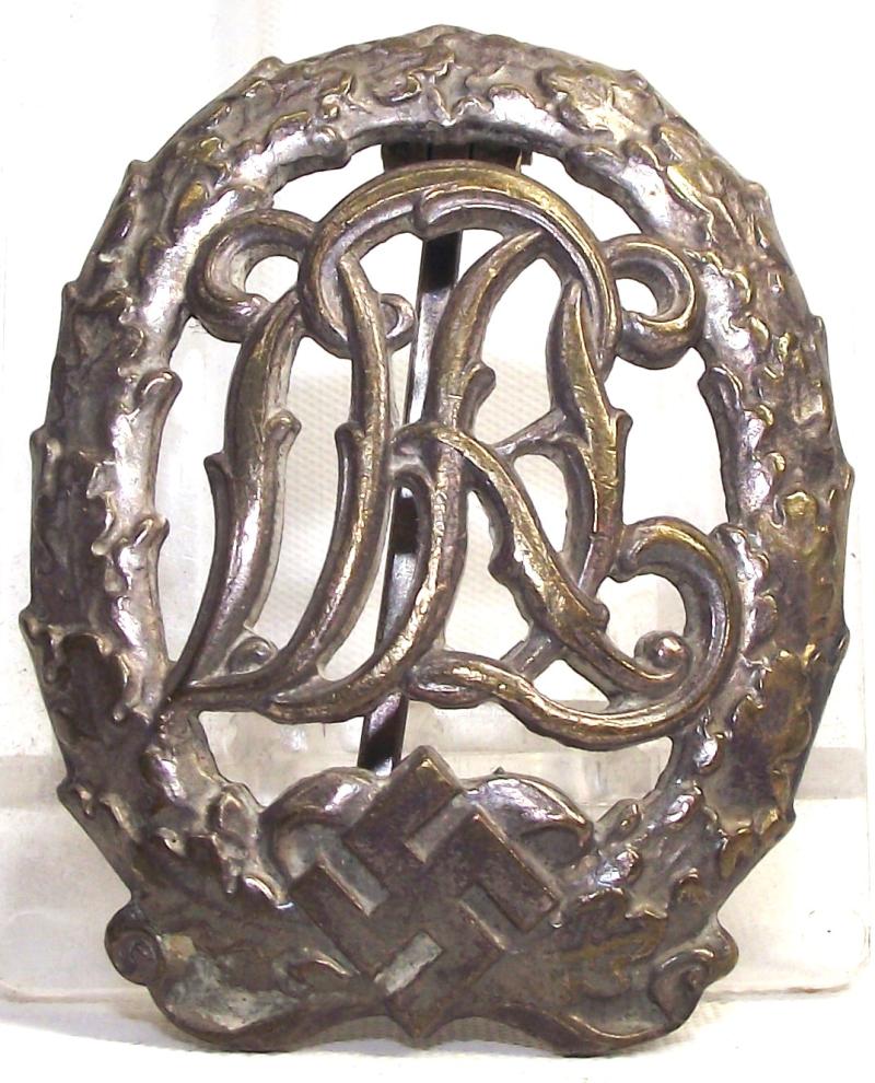 Silver Grade DRL Sports Badge. Wernstein Jena.