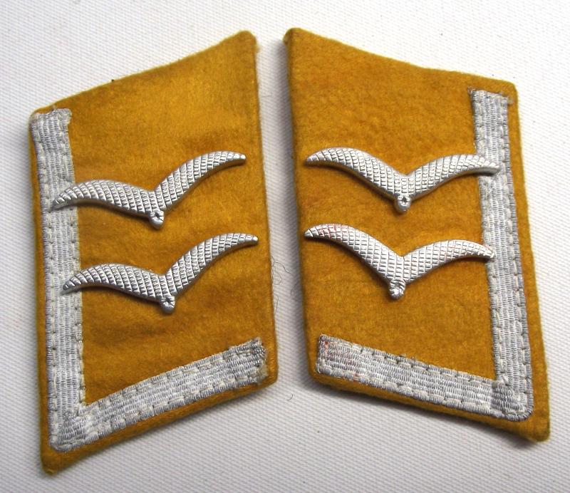 WW2 German Luftwaffe Enlisted Flight/ Fallschirmjager Collar Tabs.