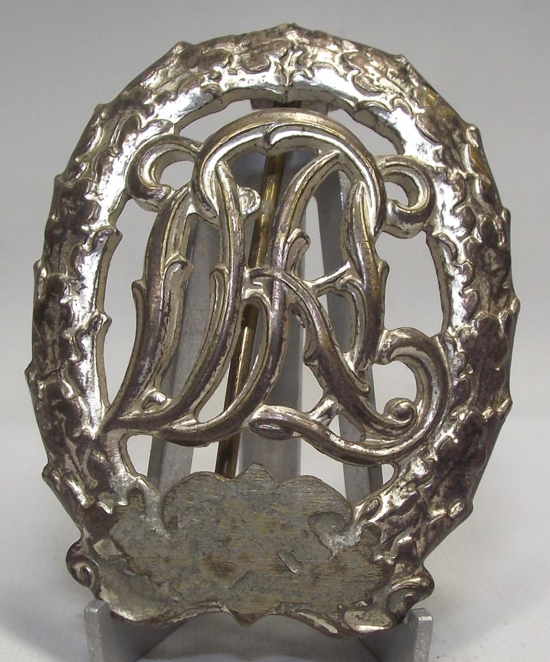 Silver DRL Badge. Jena. Denazified. 57 Pattern?