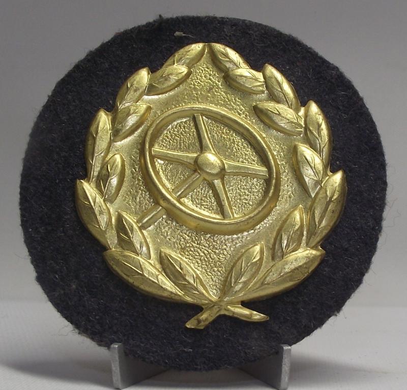 Luftwaffe Gold Drivers Proficiency Badge.