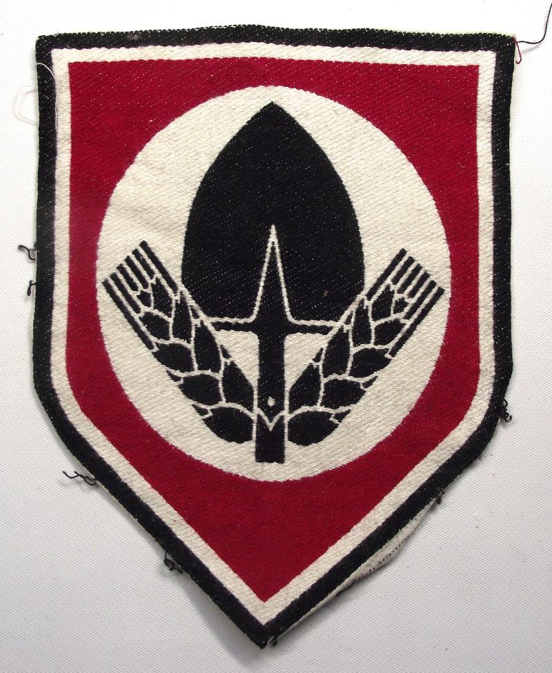 WW2 German RAD Cloth Patch. PT Kit, Top.