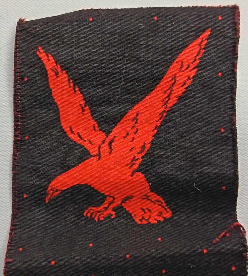 4th Indian Division Printed Formation Cloth Badge Pair.