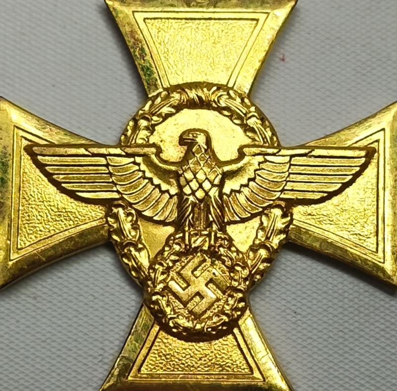 WW2 German 25 Year Long Service Award .