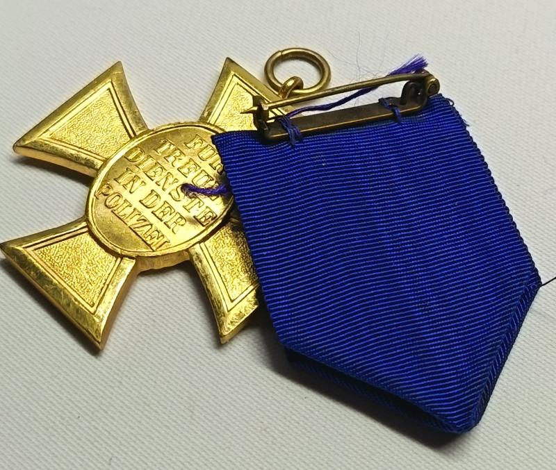 WW2 German 25 Year Long Service Award .