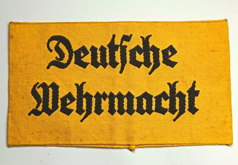 WW2 German Deutsche Wehrmacht Armband.