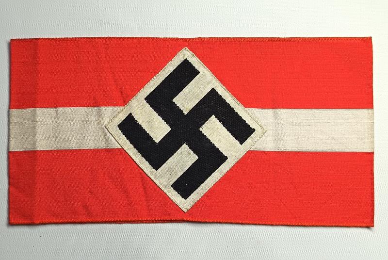 Hitler Youth Armband with RZM Paper Label.