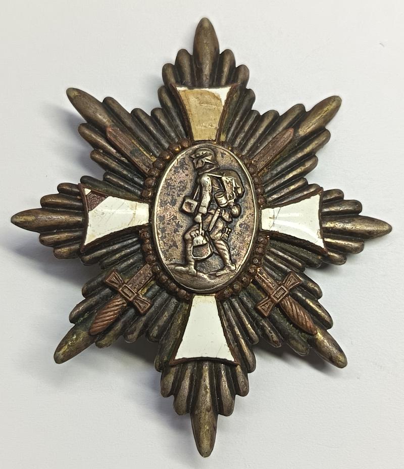 German Veteran's Hamburg Field Honor Award. Weimar Republic.