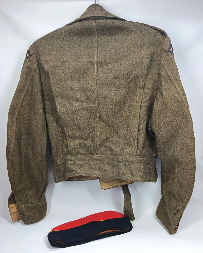 REME Converted WW2 Canadian Battledress Blouse and Side Cap.