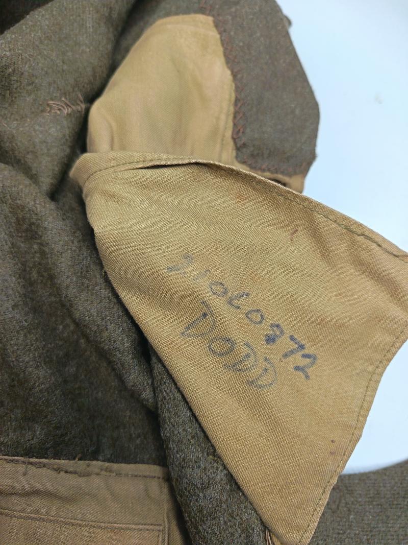 REME Converted WW2 Canadian Battledress Blouse and Side Cap.