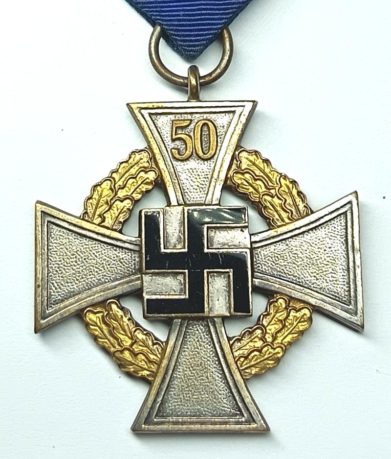 WW2 German 50 Year Faithful Service Medal.