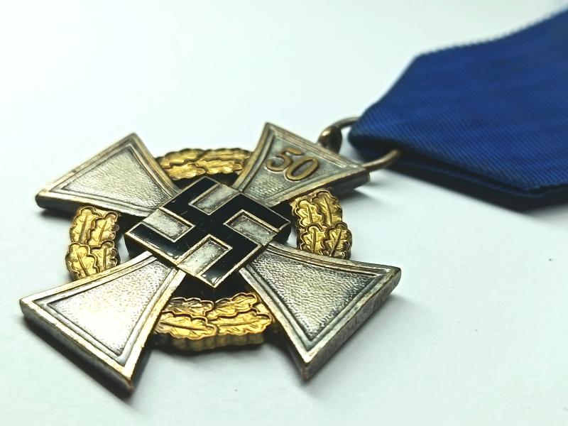 WW2 German 50 Year Faithful Service Medal.