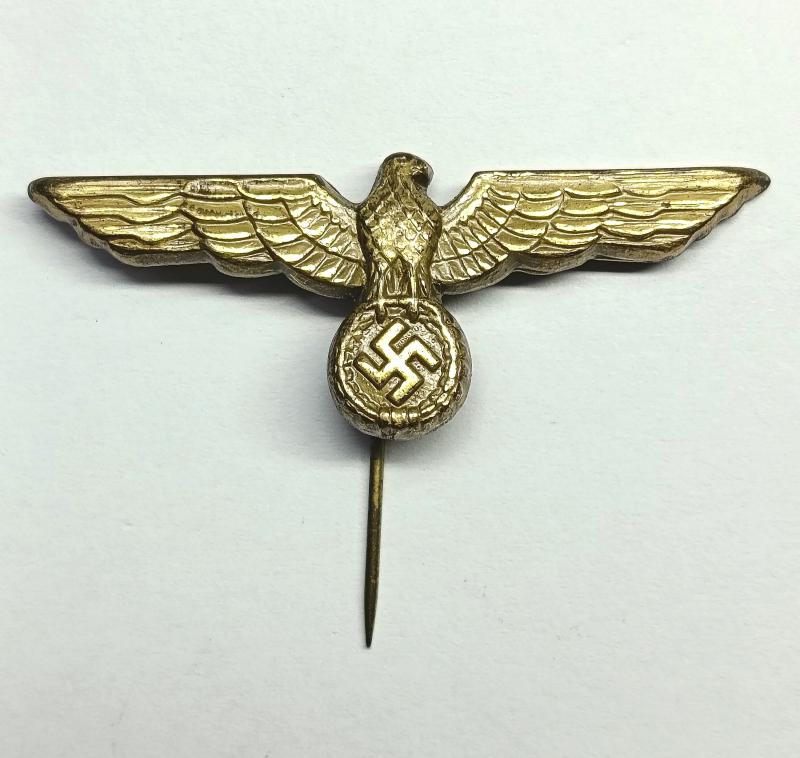 WW2 German Kriegsmarine Metal Eagle, Donald Duck Cap Type.