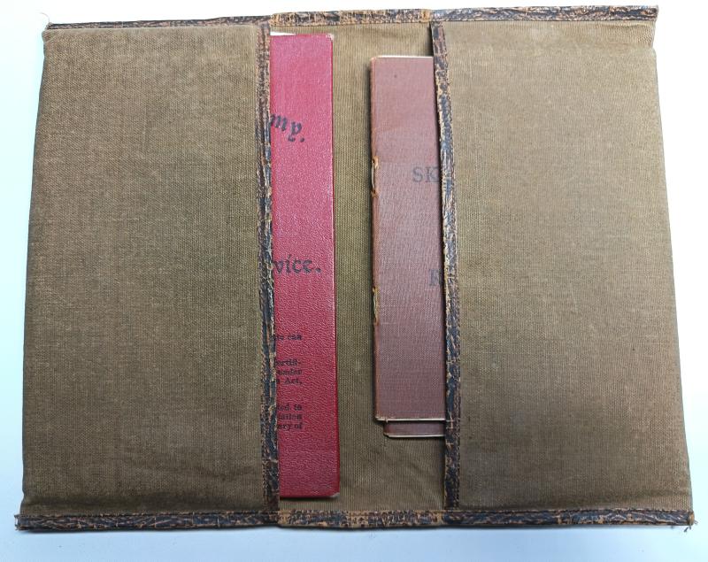 British Regular Army Red Book and Photos. WW1 and WW2 Service.