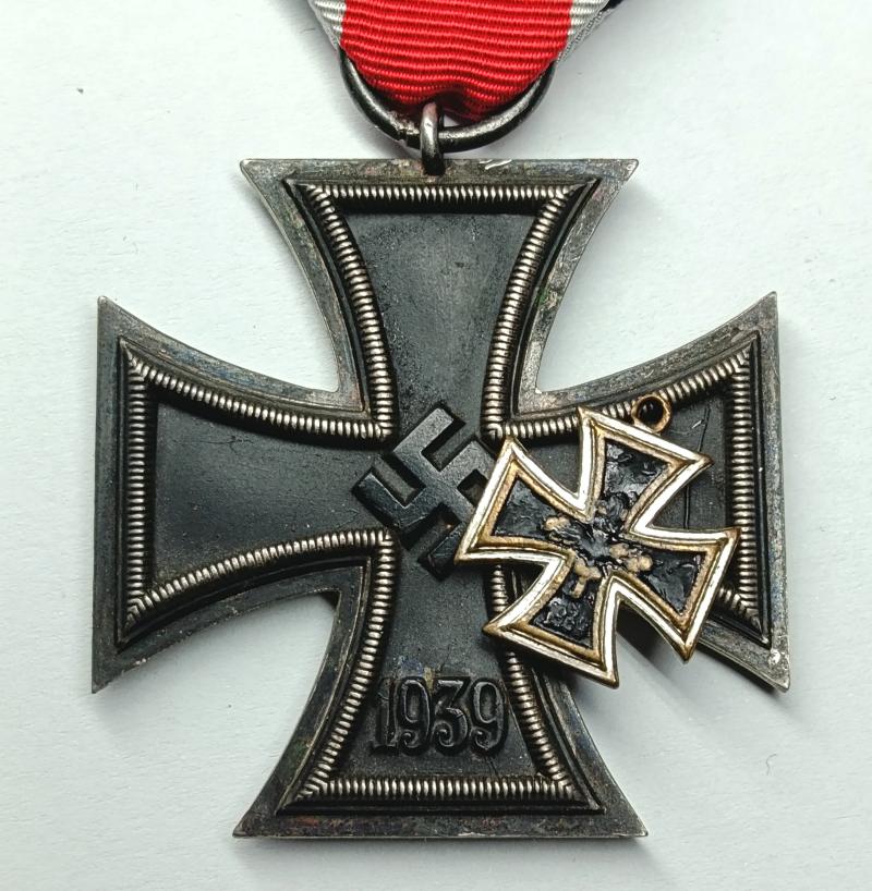 German 1957 Pattern Iron Cross Chain Miniature.