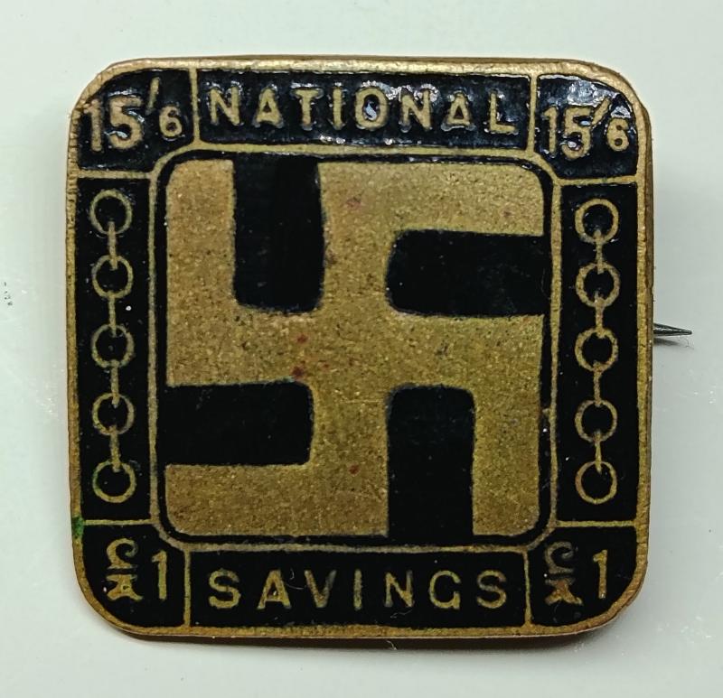 British WW1 National Savings enamel Membership Badge.