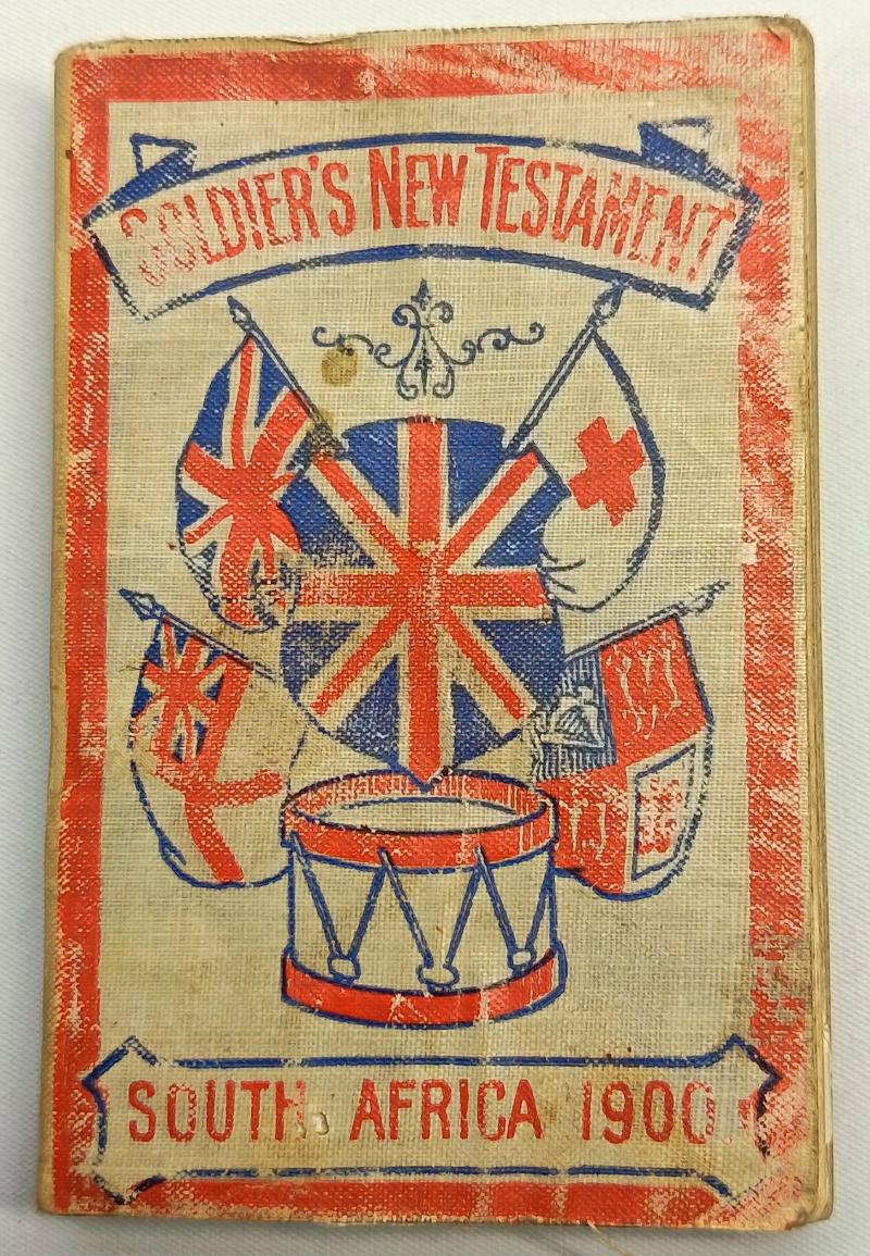 British Boer War Soldiers New Testament, South Africa 1900-