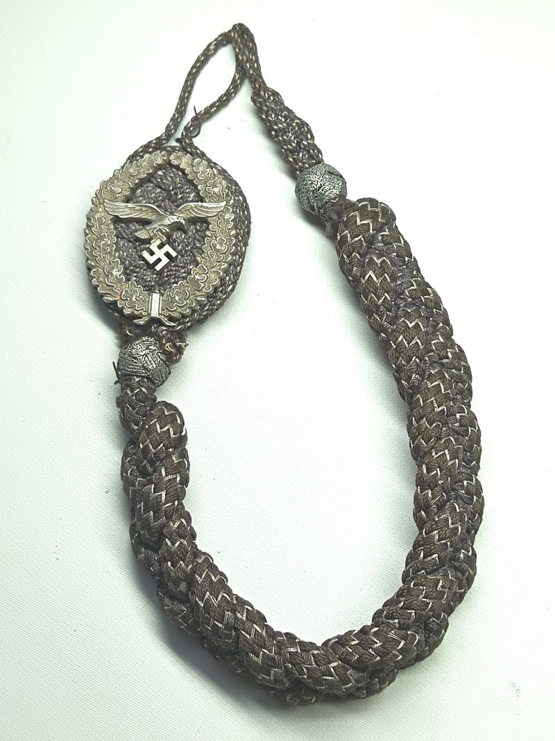 WW2 German Luftwaffe Shooting Award Lanyard.