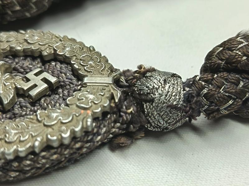 WW2 German Luftwaffe Shooting Award Lanyard.