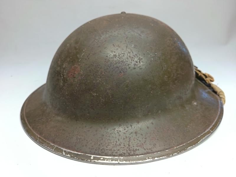 WW2 British NFS MK2 Steel Helmet Number 5, Bradford /West Riding.