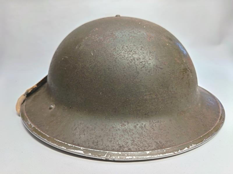 WW2 British NFS MK2 Steel Helmet Number 5, Bradford /West Riding.